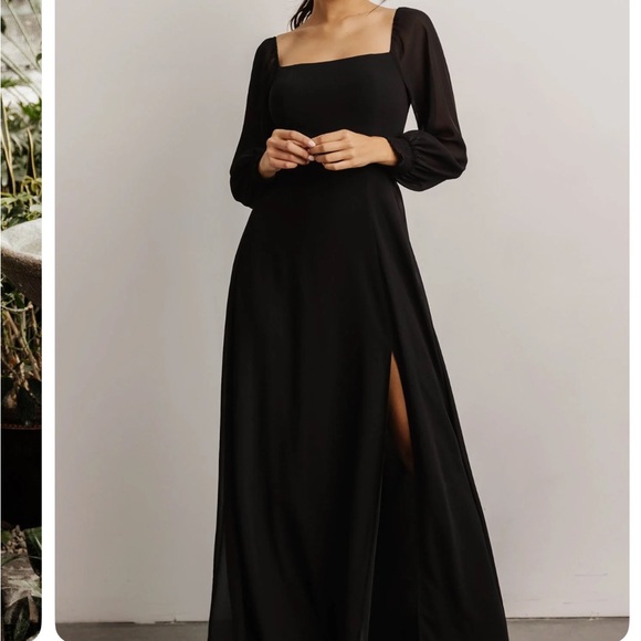 Black Maxi Dress - Picture 5 of 10